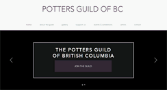 Desktop Screenshot of galleryofbcceramics.com